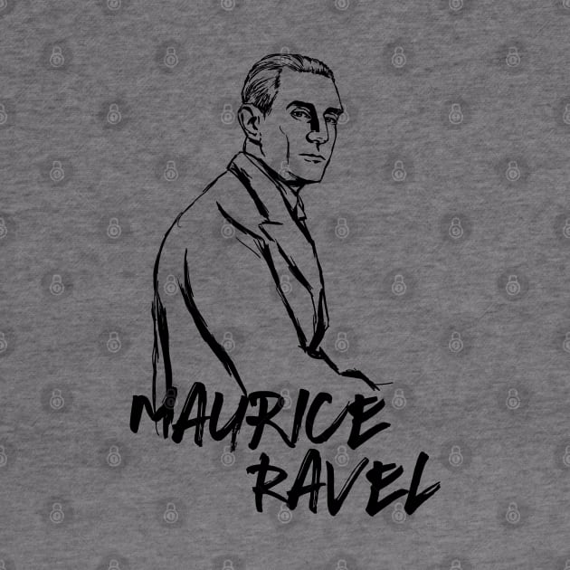 Maurice Ravel by Erena Samohai